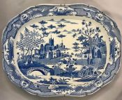 Antique Spode Blue & White Transfer Ware