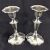 Antique Sterling Silver Candlesticks With Removable Bobeches