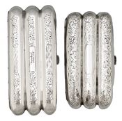 Antique Sterling Silver Cigar Cases