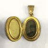 Antique Victorian Gold-Filled Oval Locket