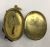 Antique Victorian Mourning Gold-Filled Oval Locket