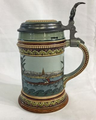 Antique Villeroy & Boch Mettlach Beer Stein