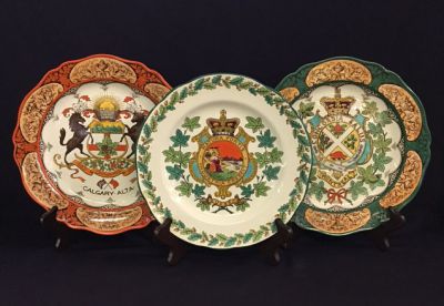 Antique Wedgwood Canadian Commemorative Plates