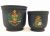 Antique Wedgwood Enameled Black Basalt