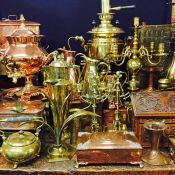 Copper / Brass & Wooden Boxes Display