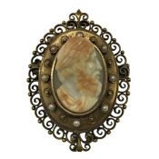 Antique Carved Shell Cameo