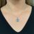Vintage 5.68ct Aquamarine and Diamond 14kt Pendant