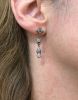 Aquamarine and Diamond Earrings