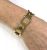 Art Deco Amethyst and Gold Bracelet