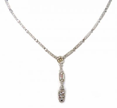 Art Deco Diamond Necklace