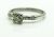 Art Deco .81ct Diamond Platinum Ring