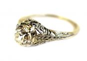 Art Deco Diamond Solitaire Ring