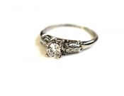 Art Deco Diamond Solitaire Ring