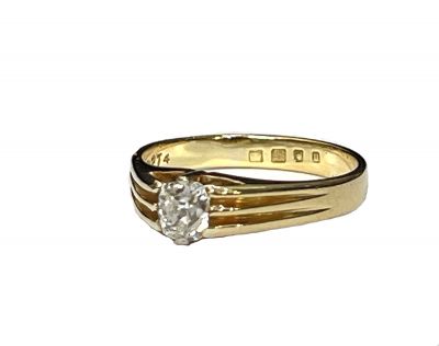 Art Deco Diamond Solitaire Ring