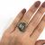 Art Deco Diamond and Emerald Buckle Ring