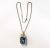 Art Deco Inspired Aquamarine and Diamond Necklace