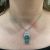 Art Deco Inspired Aquamarine and Diamond Necklace