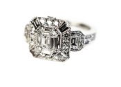 Art Deco Inspired Diamond Ring