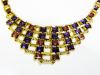 Art Deco Inspired Multi Gemstone Necklace