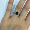 Art Deco Inspired Sapphire and Diamond Ring