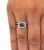 Art Deco Inspired Sapphire and Diamond Ring