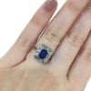 Art Deco Sapphire and Diamond Ring