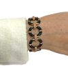 Art Deco Style Black Onyx and Diamond Bracelet