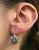 Art Deco Style Diamond and Sapphire Earrings