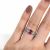 Art Deco Style Pink Sapphire and Diamond Ring