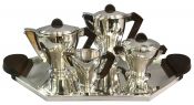 Art Deco 4 Piece Tea Set & Matching Tray
