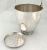 Art Deco 835 Fine Silver Ice Bucket and Strainer, Germany, circa 1930