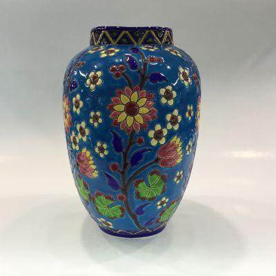 Art Deco Boch Freres Keramis Vase
