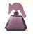 Art Deco Carved and Frosted Amethyst Glass Perfume Bottle