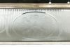 Art Deco Hand Engraved Glass Photo Frame With Silver Plate Mounts