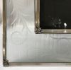 Art Deco Hand Engraved Glass Photo Frame With Silver Plate Mounts