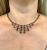 Art Deco Inspired Multi Gemstone Necklace