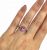 Art Deco Inspired Pink Sapphire and Diamond Ring