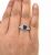 Art Deco Inspired Sapphire and Diamond Ring
