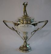 Art Deco Japanese Silver Golf Trophy