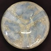 Art Deco Opalescent Glass Bowl, Designed By Pierre D’Avesn