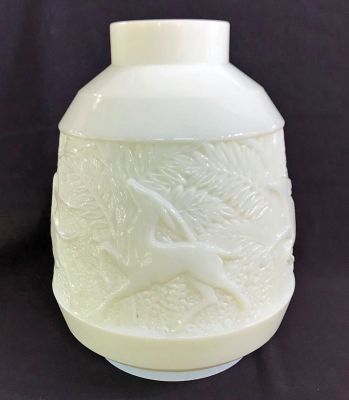 Art Deco Opalescent Glass Vase