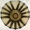 Art Deco Quartz Colour Art Glass Vase