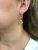 Art Deco Inspired Diamond Onyx Coral Earrings