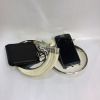 Art Deco Tusk Handled Silver Plate Vide-Poche