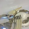 Art Deco Tusk Handled Silver Plate Vide-Poche