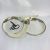 Art Deco Tusk Handled Silver Plate Vide-Poche