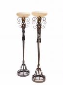 Art Deco Wrought Iron Floor Lamps