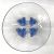 Art Glass Free Form Pedestal Bowl
