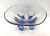 Art Glass Free Form Pedestal Bowl