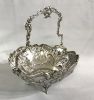 Art Nouveau Austro-Hungarian 800 Fine Silver Basket